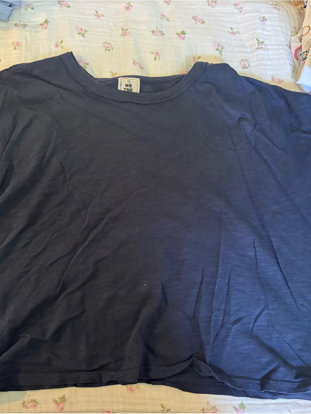 We The Free Relaxed Crewneck Tee in Deep Navy